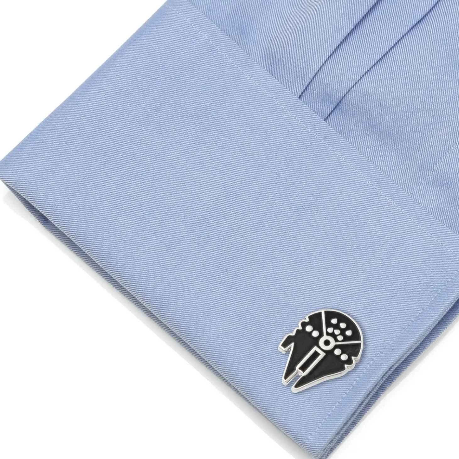 Star Wars Millennium Falcon Silver Cufflinks