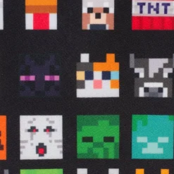 Minecraft Character Black Men's Tie
