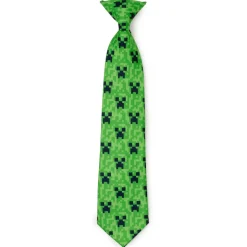 Minecraft Creeper Green Father/Son Tie Set