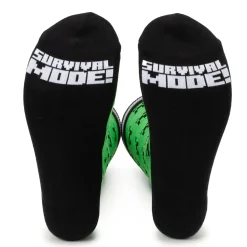 Minecraft Creeper Green Father/Son Sock Set