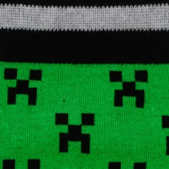 Minecraft Creeper Green Father/Son Sock Set