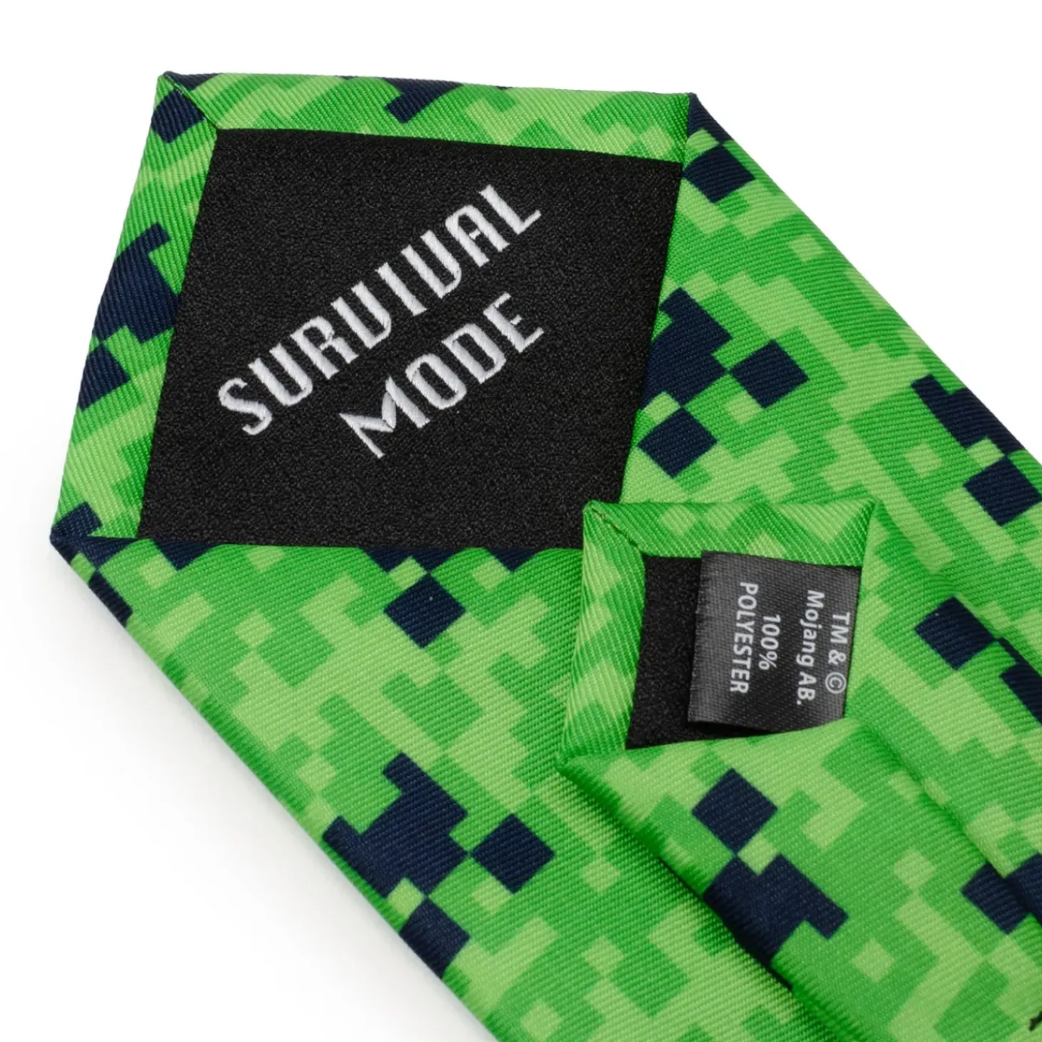 Minecraft Creeper Green Men's Tie