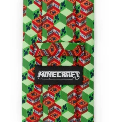 Minecraft Creeper TNT Isometric Green Men's Tie