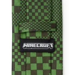 Minecraft Hidden Creeper Green Men's Tie