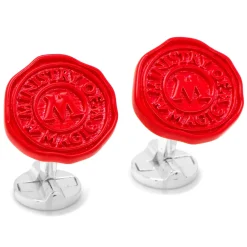Harry Potter Ministry of Magic Wax Stamp Cufflinks