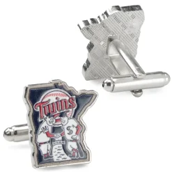MLB Minnesota Twins Minnie & Paul Cufflinks