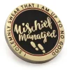 Harry Potter Mischief Managed Gold Lapel Pin