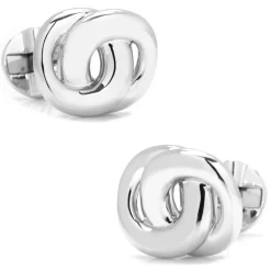 Ox and Bull Trading Co. Modern Infinity Sterling Silver Cufflinks