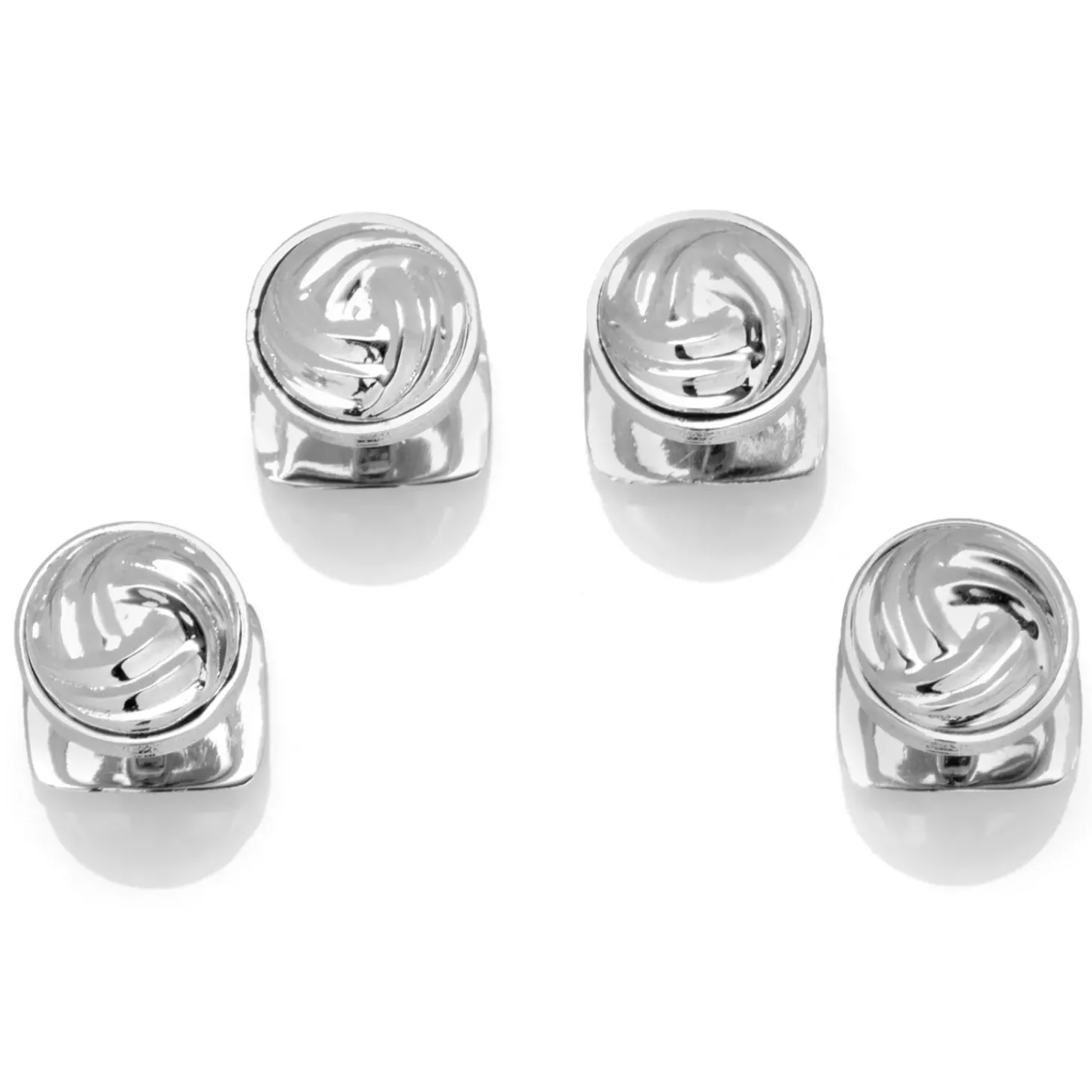 Ox and Bull Trading Co. Modern Knot Sterling Silver Studs