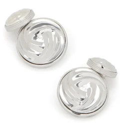 Ox and Bull Trading Co. Modern Knot Sterling Silver Cufflinks