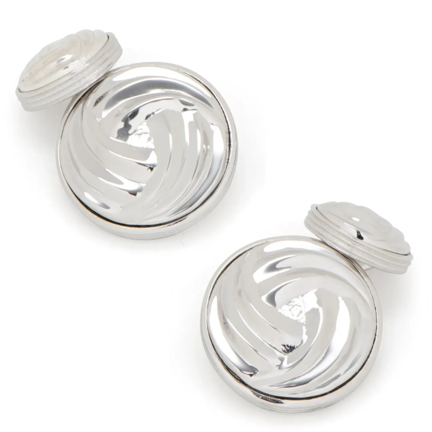 Ox and Bull Trading Co. Modern Knot Sterling Silver Cufflinks