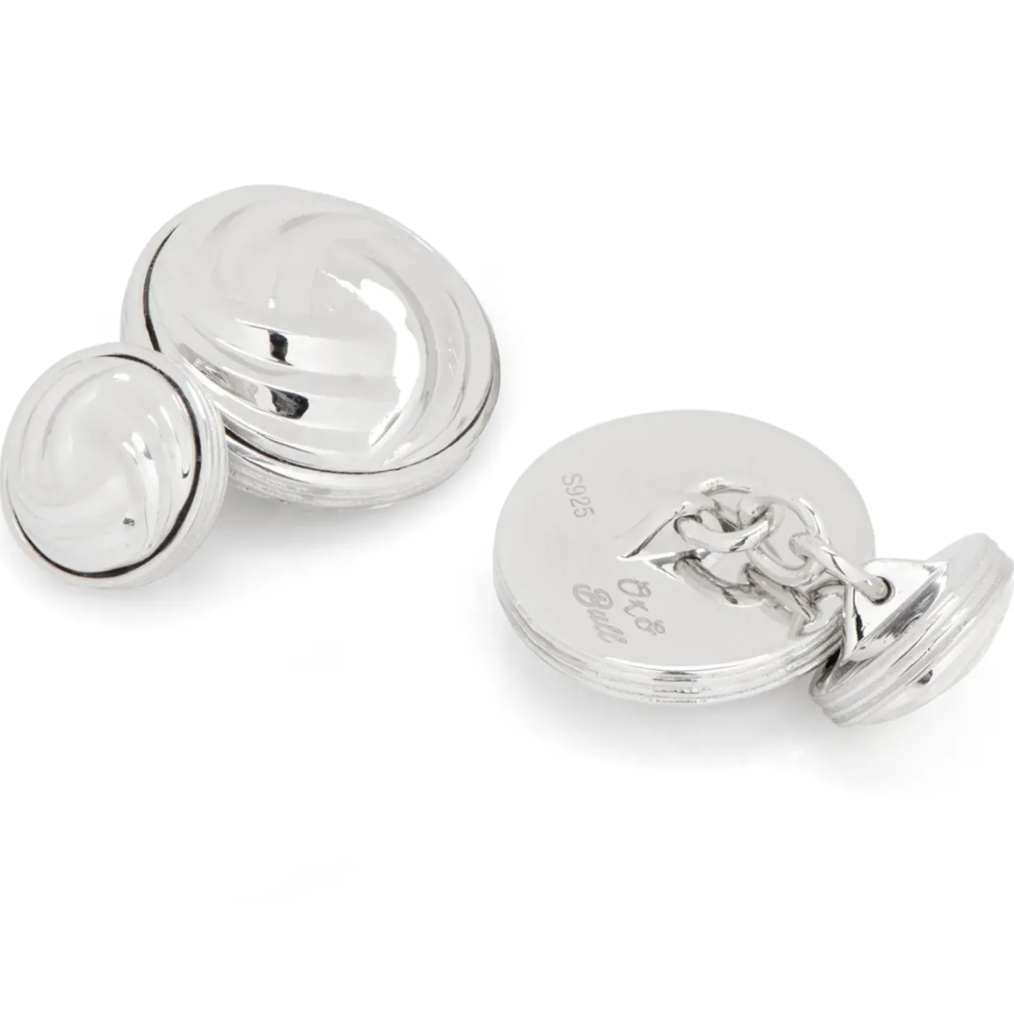 Ox and Bull Trading Co. Modern Knot Sterling Silver Cufflinks