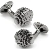 Tateossian Moving Gunmetal Gear Cufflinks