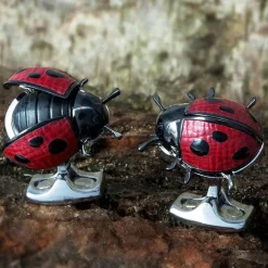 Deakin & Francis Moving Ladybug Cufflinks