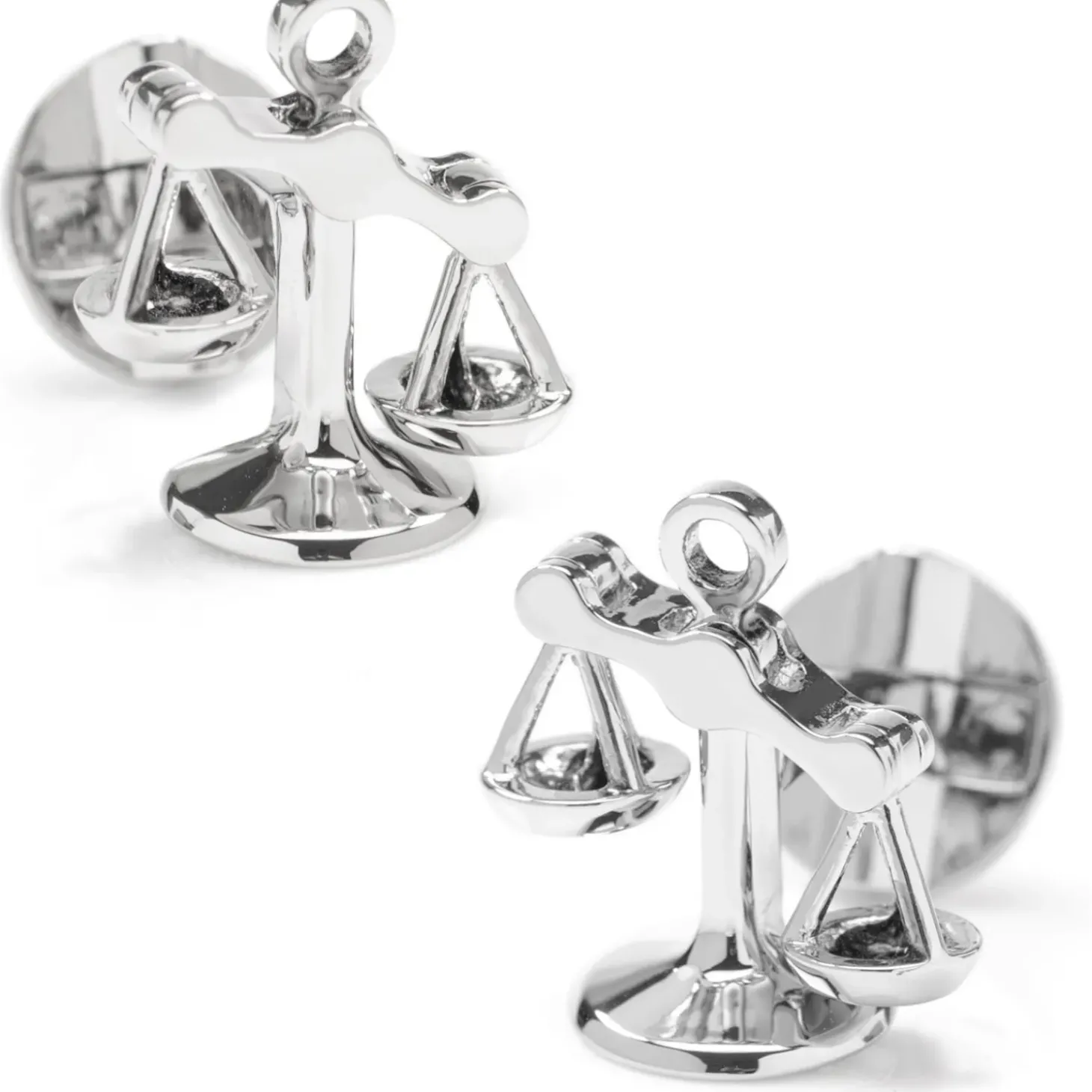 Ox and Bull Trading Co. Moving Parts Scales of Justice Cufflinks