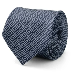 Ox and Bull Trading Co. Navy Patterned Men's Tie