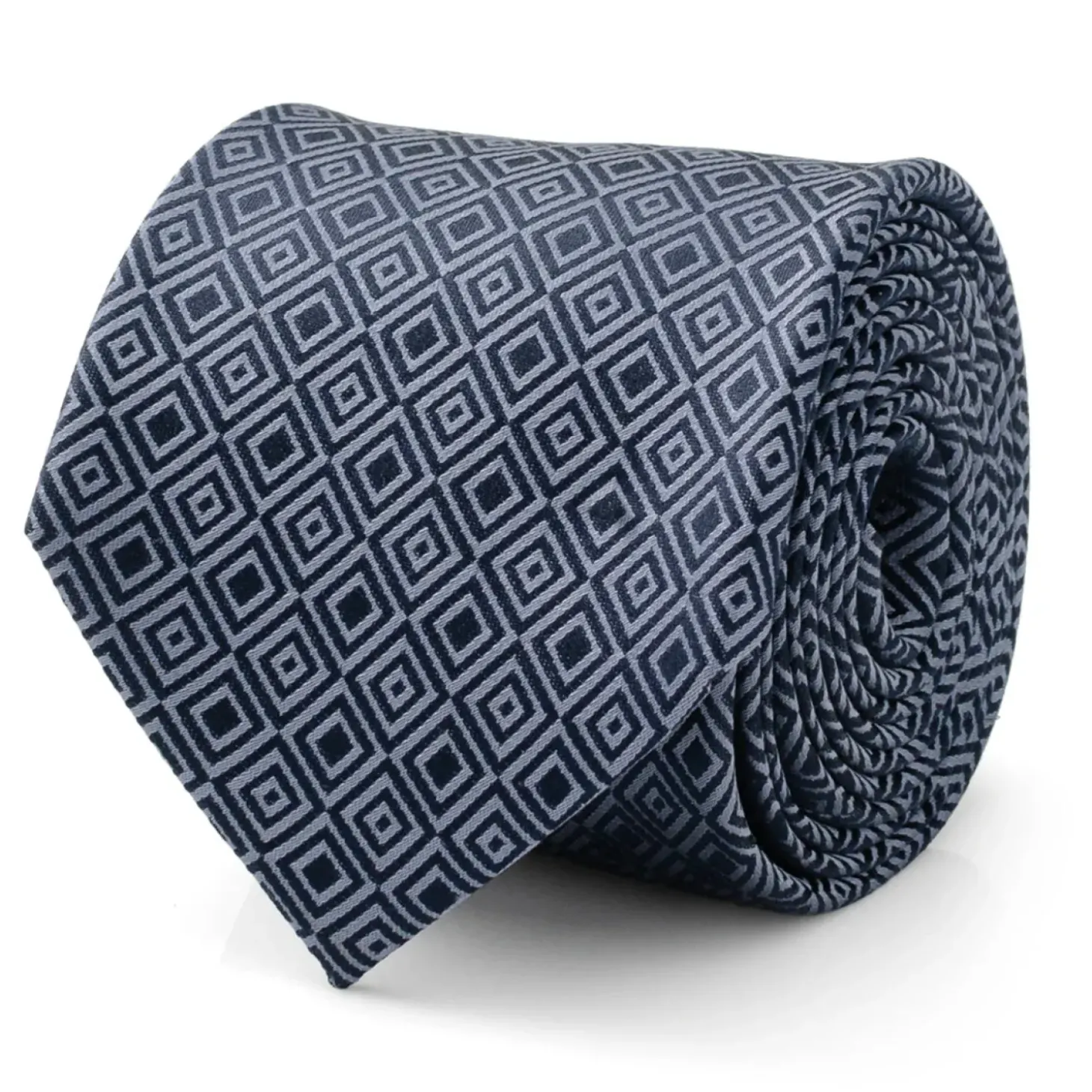 Ox and Bull Trading Co. Navy Patterned Men's Tie
