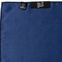 Ox and Bull Trading Co. Navy Silk Pocket Square