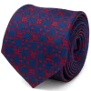 Ox and Bull Trading Co. Navy/Red Patterned Men's Tie