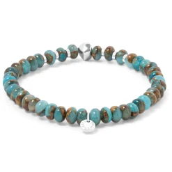 Tateossian Nepal Nugget Beaded Bracelet With Blue Jasper