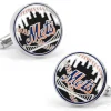 MLB New York Mets Baseball Cufflinks