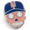 MLB New York Mets Sugar Skull Lapel Pin
