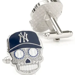 MLB New York Yankees Sugar Skull Cufflinks
