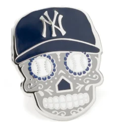 MLB New York Yankees Sugar Skull Lapel Pin