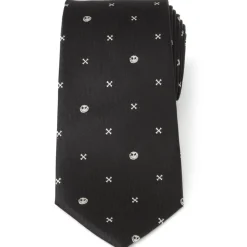 Disney Nightmare Before Christmas Jack Skellington Black Men's Tie