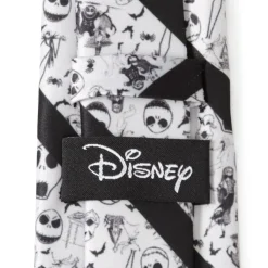 Disney Nightmare Before Christmas Stripe Black Men's Tie