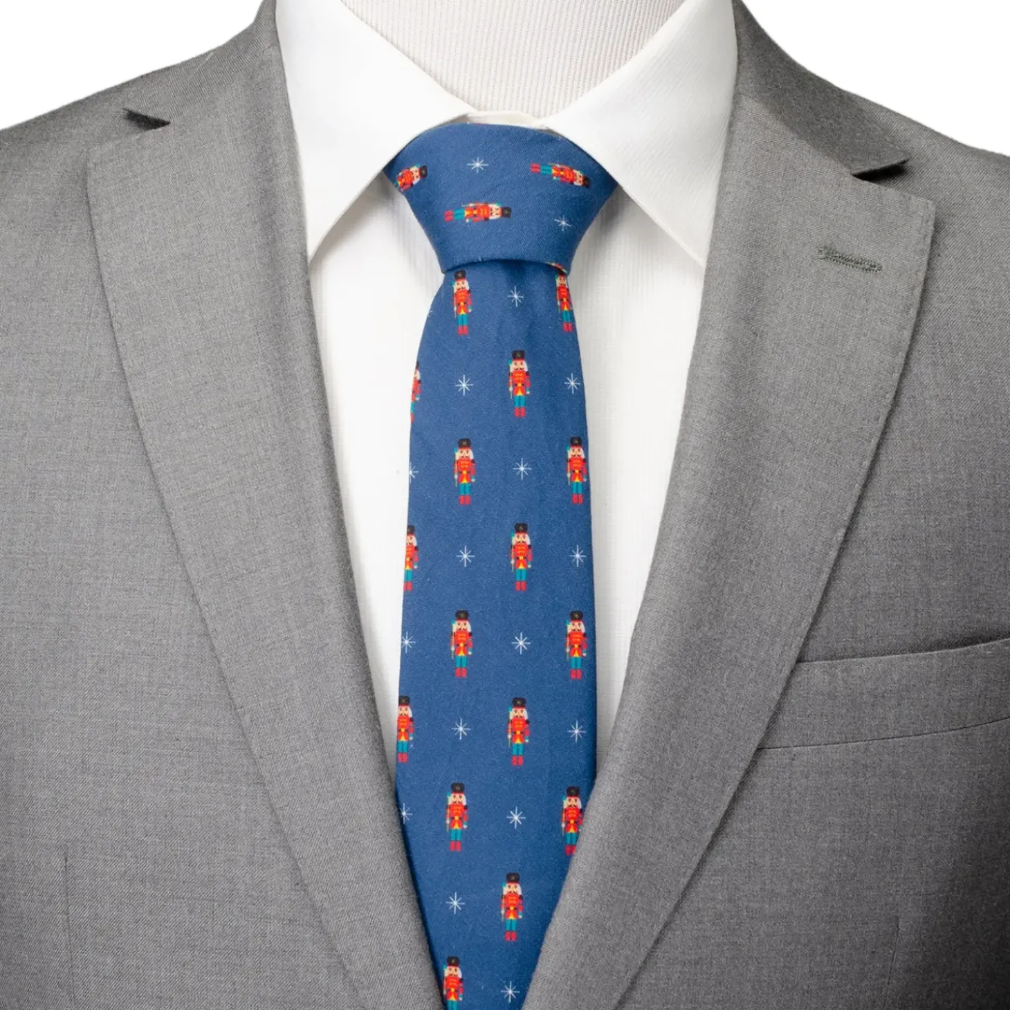 Cufflinks, Inc. Nutcracker Men's Navy Tie