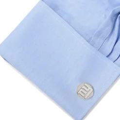NFL NY Giants Silver Edition Cufflinks