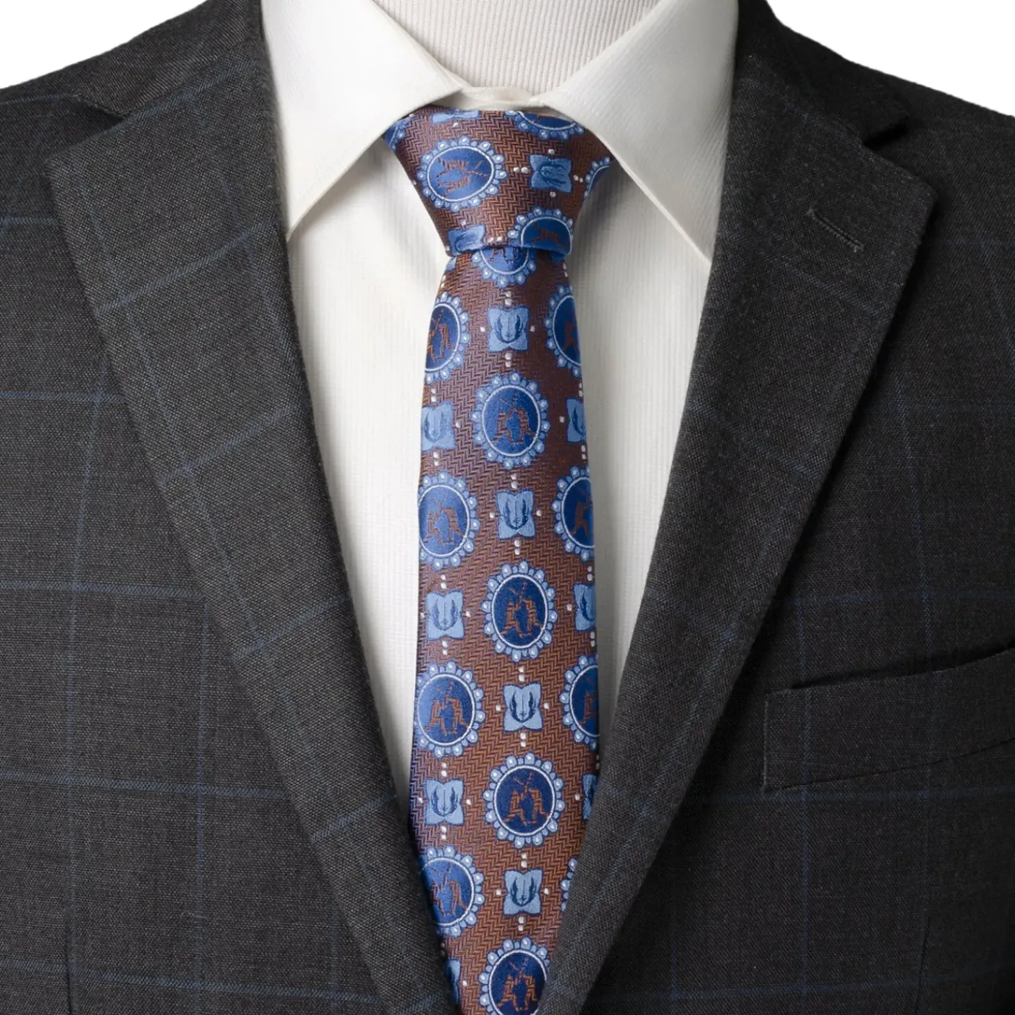 Star Wars Obi-Wan Anakin Saber Battle Men's Tie