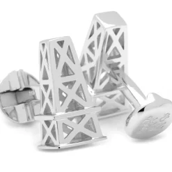 Ox and Bull Trading Co. Oil Derrick Cufflinks