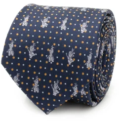 Disney Olaf Dot Motif Men's Tie