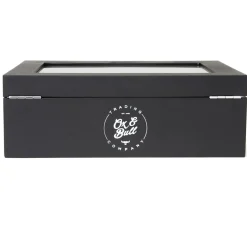 Ox and Bull Trading Co. Onyx Cufflinks Collector's Case - 72 pairs
