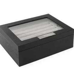 Ox and Bull Trading Co. Onyx Cufflinks Collector's Case - 72 pairs