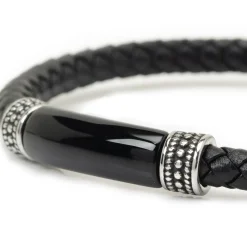 Ox and Bull Trading Co. Onyx I Love You Bracelet