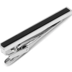 Ox and Bull Trading Co. Onyx Inlaid Tie Clip