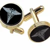 JJ Weston Onyx Medic Cufflinks