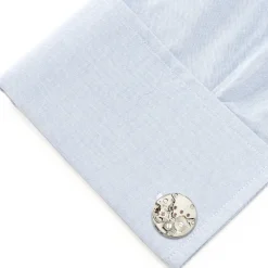 Ox and Bull Trading Co. Open Edge Skeleton Watch Movement Cufflinks