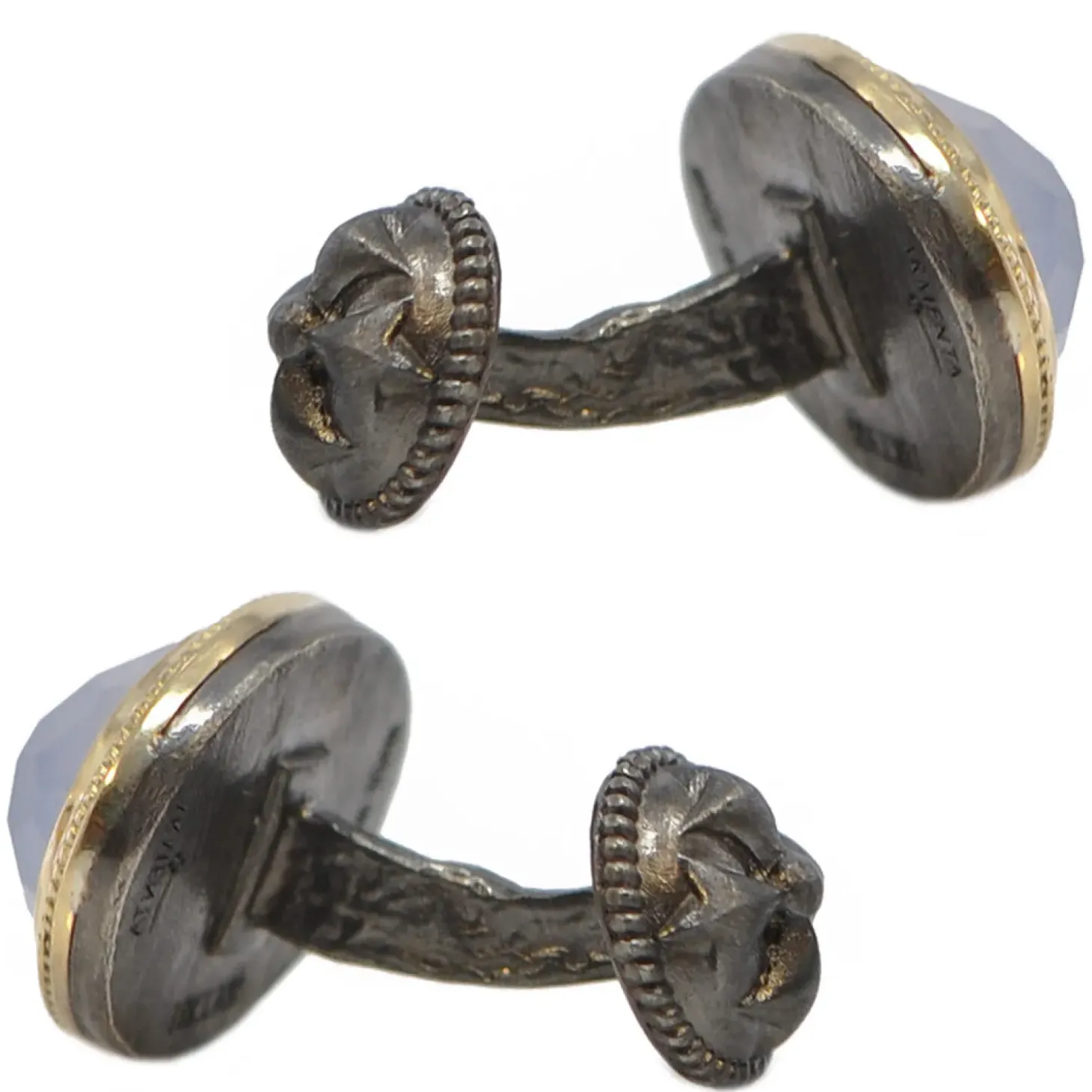 Armenta Oval Chalcedony Cufflinks