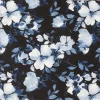 Ox and Bull Trading Co. Painted Floral Black Pocket Square