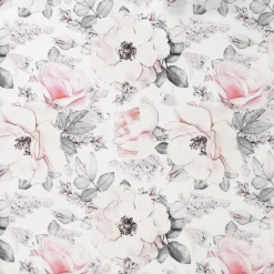 Ox and Bull Trading Co. Painted Floral Gray Pocket Square