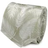 Cufflinks, Inc. Palm Leaf Light Sage Tie