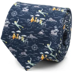 Disney Peter Pan Flying Blue Men's Tie