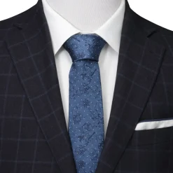 Disney Peter Pan Treasure Map Navy Dot Men's Tie