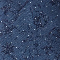 Disney Peter Pan Treasure Map Navy Dot Men's Tie