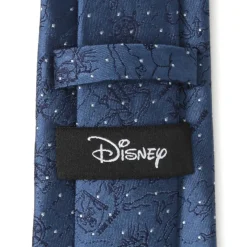 Disney Peter Pan Treasure Map Navy Dot Men's Tie