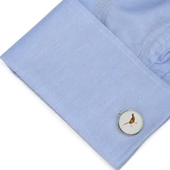 Cufflinks, Inc. Pheasant Bird Cufflinks